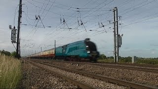 Bittern at 90mph  High Speed Steam Train [upl. by Ytsirk718]