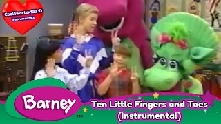 Barney Ten Little Fingers and Toes Instrumental [upl. by Ailisec470]