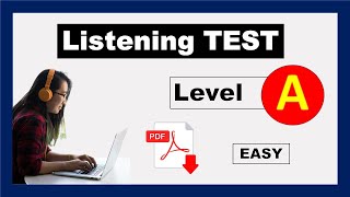 Listen and answer the questions  level A easy  Basic Listening Exercises  Easy Listening [upl. by Gothar432]