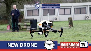 Herts Police and the Fire and Rescue Service sign agreement to share a drone [upl. by Noiraa]