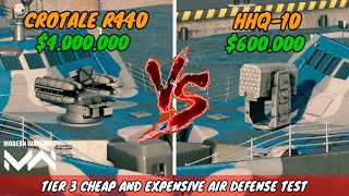 Crotale R440 Vs HHQ10 Air Defense Test  Modern Warships [upl. by Narol874]