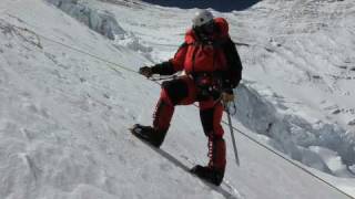 Whittaker Climbs Lhotse Face to Camp III [upl. by Yeffej]