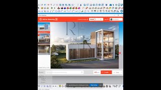 HOW TO CREATE SMALL BUILDING MODEL FOR SKETCH UP  RK STUDIO [upl. by Cila]