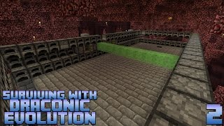 Surviving With Draconic Evolution  E02  Wither Skeleton Farm [upl. by Ayt]