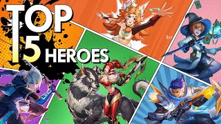 Top 15 Best Heroes To Solo Rank Up Season 30  Mobile Legends [upl. by Airolg886]