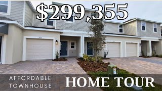 AFFORDABLE TOWNHOUSE NEAR DISNEY WORLD  Davenport Florida  Florida Home Tour [upl. by Imaj]