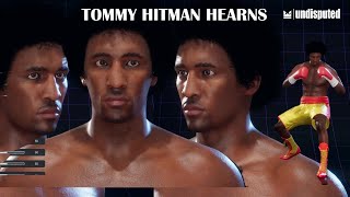 UNDISPUTED BOXING  TOMMY HITMAN HEARNS  FACE CREATION [upl. by Rebmac]