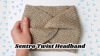 Sentro or Jamit Crossed Headband Pattern [upl. by Hollister129]