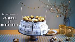 Ferrero DIYIdeen – Adventstorte mit Ferrero Rocher [upl. by Lust]