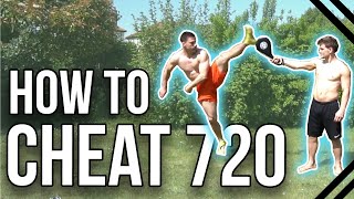 How to Cheat 720 Kick  Martial Arts amp Tricking Tutorial [upl. by Willing]