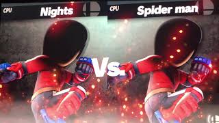 Mii Fighter Battle Nights vs Spider Man [upl. by Acirred]