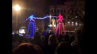 Two men  two Tesla coils  special suits  ELECTRICITY FIGHT [upl. by Tuckie]