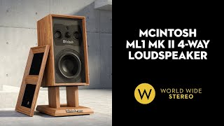 McIntosh ML1 Mk II 4Way Loudspeaker Review [upl. by Menard]