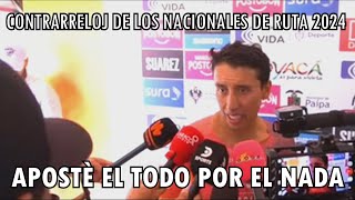 EGAN BERNAL HABLA DE LA CONTRARRELOJ TRAS SEXTO LUGAR Y DE LA PRUEBA DE RUTA DEL DOMINGO [upl. by Ielerol]