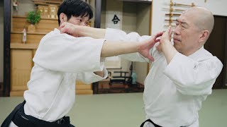 The Aikido Master teaches selfdefense to the Karate man How to gently control your opponent [upl. by Nellir]