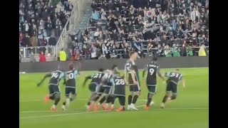 Allianz Field erupts as MNUFC Loons win best of 3 series in MLS playoffs [upl. by Engdahl257]