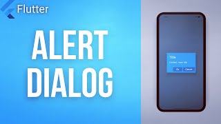 ALERT DIALOG • Flutter Widget of the Day 16 [upl. by Aytak821]