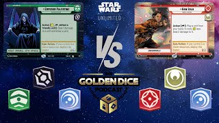 Palpatine Vigilance vs Han2 Vigilance  Star Wars Unlimited  Gameplay [upl. by Ilyssa]