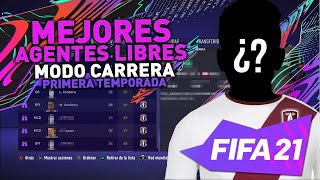 FIFA 21 Jugadores Gratis  MEJORES AGENTES LIBRES  Primera Temporada  MODO CARRERA [upl. by Tips]