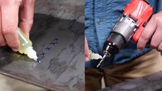 How to Tap Holes With A Drill  No Tap and Die [upl. by Ahsinaj]