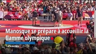 Manosque se prépare à accueillir la flamme olympique [upl. by Herschel]