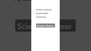 Lysosome Humor shorts biochemistry biology cellbiology [upl. by Akived264]