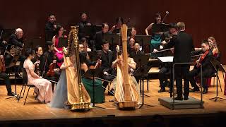 Marjan Mozetich  The Passion of Angels for Two Harps and Orchestra [upl. by Biebel]