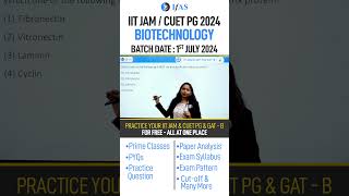 🔬 Test Your IIT JAM Biotechnology Knowledge 💡 IIT JAM Biotechnology Question of the Day  IFAS [upl. by Dre]