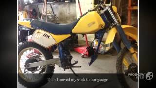 1985 Suzuki dr200 build part 1 [upl. by Nnayllek]