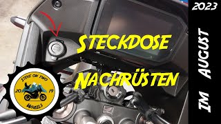 Steckdose an meiner Honda XL750 Transalp nachrüsten Update 1 [upl. by Kuster394]