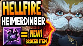 BLACKFIRE TORCH MAKES HEIMERDINGER A GOD TIER CHAMPION NOW TURRETS HAVE 3 BURNS [upl. by Lincoln429]