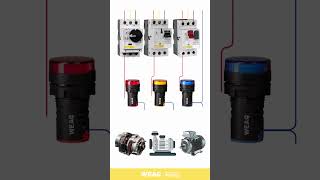 Manual Motor Starters in Action Connecting 3 Devices with Indicator Lights [upl. by Mayhew]