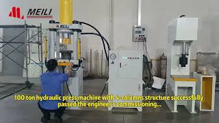 How to debug Four Column Hydraulic Press MachineFourColumn Hydraulic Press MachineFourColumnPress [upl. by Estrella]