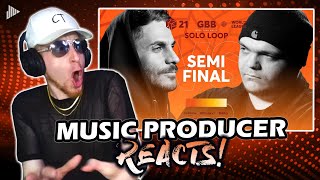 Music Producer Reacts to Rythmind vs Frosty  GRAND BEATBOX BATTLE 2021  Semi Final [upl. by Coombs]