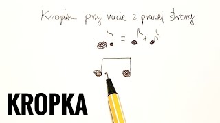 Kropka przy nucie  przedłużenie wartości nuty  moim zdaniem [upl. by Nosyk]