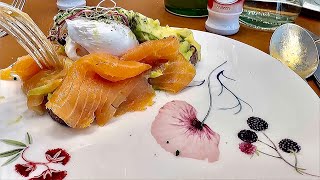 STAY AT KEMPINSKI PALACE ENGELBERG REVIEW PART 3  BREAKFAST BAR GALLERY WALK AROUNDS  SWITZERLAND [upl. by Notsirb468]