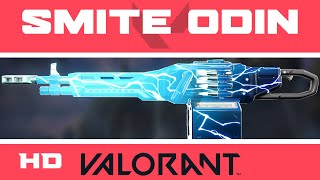 Smite Odin VALORANT Skin  INGAME Skins Showcase [upl. by Idorb]