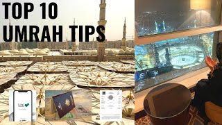 TOP 10 UMRAH TIPS FOR BEGINNERS 2022  UMRAH GUIDE [upl. by Crelin]