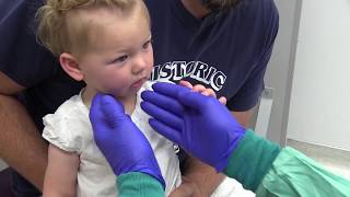 Childs first dental visit with UCSF Pediatric DentistDr Ray Stewart [upl. by Skyler]