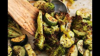 Roasted Zucchini and Broccoli with Lemon [upl. by Luise]