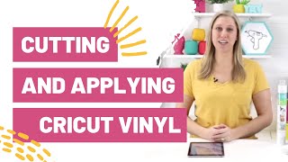 Cutting and Applying Cricut Vinyl [upl. by Coughlin]