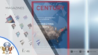 Detroit Become Human  All 46 Magazine Locations Collectible Guide Bookworm Trophy Guide [upl. by Crescen]