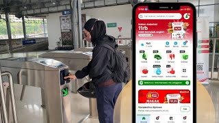 Cara Pesan Tiket KRL Solo Jogja Lewat Aplikasi Gojek Gotransit‼️ [upl. by Adiene921]