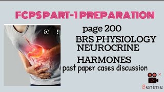 NEUROCRINE HARMONES BRS physiology lectures fcpspart1preperationforum919 [upl. by Aerdnuahs259]