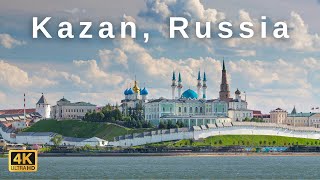 Kazan Russia 🇷🇺 city drone video in 4k ULTRA HD [upl. by Aihsemot115]