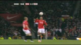 Nani Seal Dribble Vs ArsenalClass [upl. by Aicel]