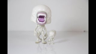 Funko Pop Alien Covenant NEOMORPH WITH TODDLER review [upl. by Yorker]