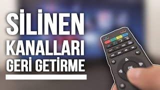 Silinen Kanalları Geri Yükleme  Uydu Kanalları Geri Getirme [upl. by Henning402]