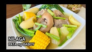 NILAGANG PATA NG BABOY  Filipino Classic Recipe [upl. by Nnayar]