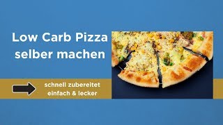 Fitness Rezept Low Carb Pizza quotBBQ Stylequot  Einfaches Rezept zum selber machen [upl. by Ebocaj922]